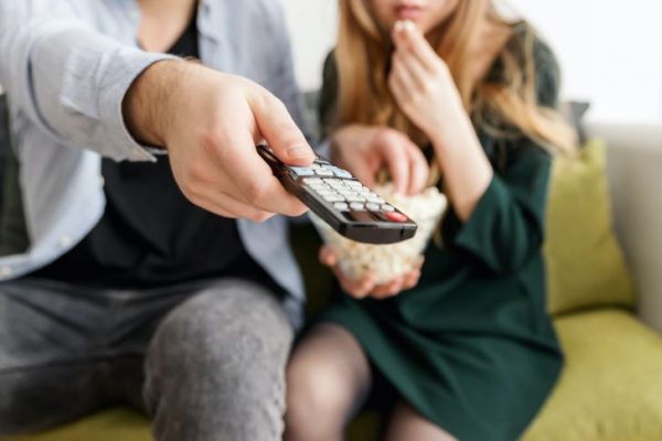 Remote controller voor HBO Max streamingservice